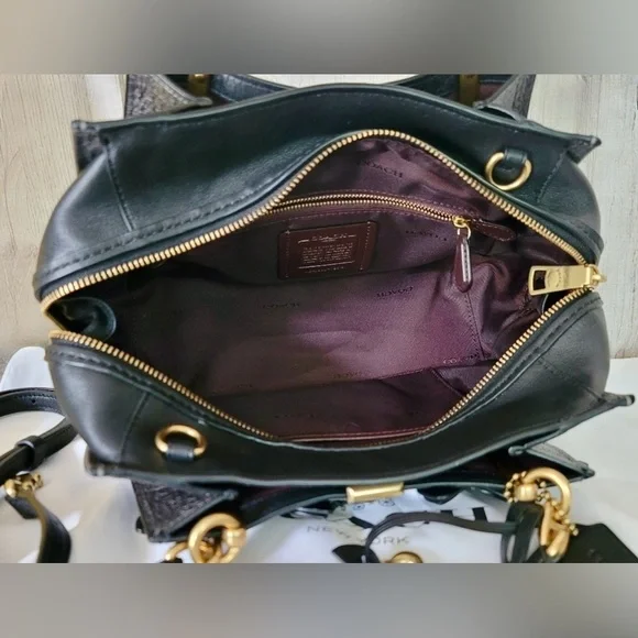 NEW! RARE Coach Dreamer with Butterfly 🦋 Applique Shoulder Bag Purses Designer - Picture 4 of 10